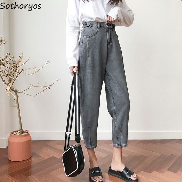 high waist jeans women gray trousers denim for students boyfriend womens korean streetwear shop vintage leisure slim button, Blue
high waist jeans women gray trousers denim for students boyfriend womens korean streetwear shop vintage leisure slim button, Blue