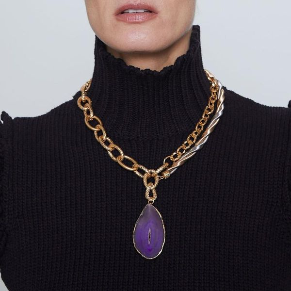lady fashion nature stone statement necklace 2020 new bohemia spring jewelry collar choker gold pendant necklace wedding, Silver
lady fashion nature stone statement necklace 2020 new bohemia spring jewelry collar choker gold pendant necklace wedding, Silver