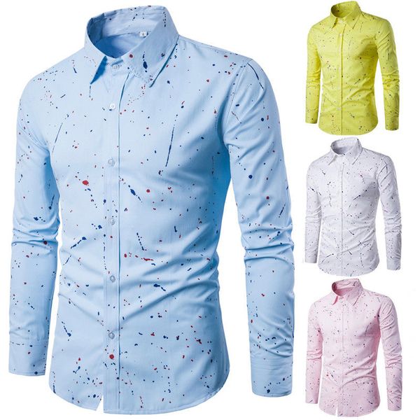 Spring Autumn New Fashion Men Long Sleeve Dress Shirt Fashion Mens Turn-Down Collar Casual Slim Fit Dress Shirts Tops Clothing
Spring Autumn New Fashion Men Long Sleeve Dress Shirt Fashion Mens Turn-Down Collar Casual Slim Fit Dress Shirts Tops Clothing