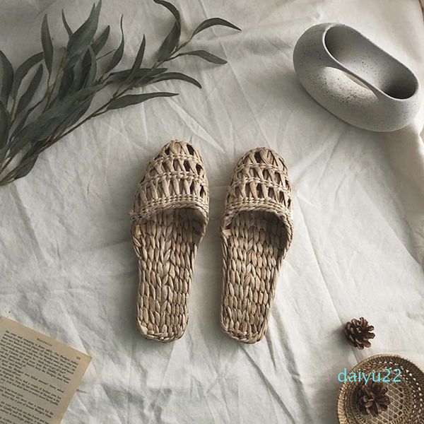 style -fashion home shoes women's straw slippers new couple shoes handmade chinese style comfortable sandals, Black
style -fashion home shoes women's straw slippers new couple shoes handmade chinese style comfortable sandals, Black