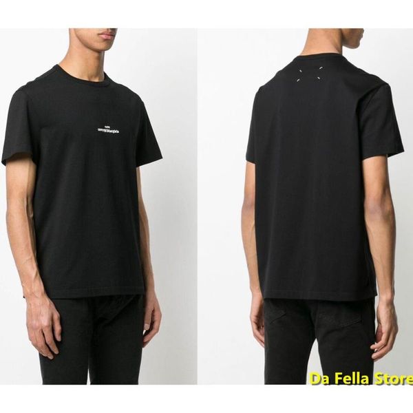 2020ss t-shirt inverted letters embroidery paris t-shirts men women black/white mm6 tee, White;black
2020ss t-shirt inverted letters embroidery paris t-shirts men women black/white mm6 tee, White;black