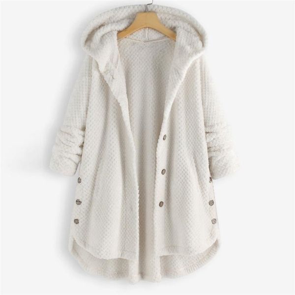 plus size fleece hooded parka coat women casual irregular hem long sleeve winter warm overcoat female button jacket s-5xl, Black;brown
plus size fleece hooded parka coat women casual irregular hem long sleeve winter warm overcoat female button jacket s-5xl, Black;brown