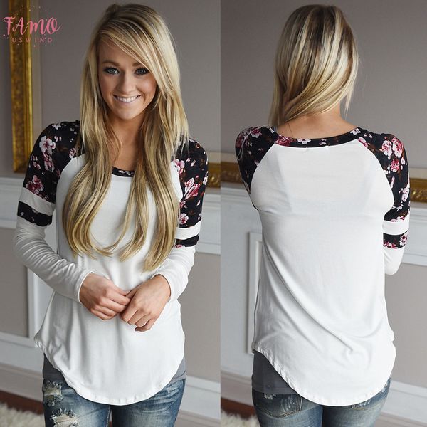 button round neck clothes women loose long sleeve splice pullover shirt ladies simple casual female a1, White
button round neck clothes women loose long sleeve splice pullover shirt ladies simple casual female a1, White