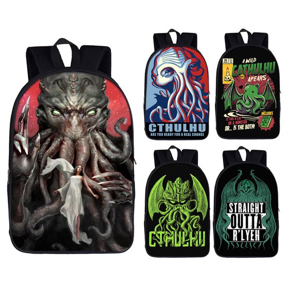 the call of cthulhu students backpack print men rucksack 16 inchteenager school backpack book bag adults outdoor bag
the call of cthulhu students backpack print men rucksack 16 inchteenager school backpack book bag adults outdoor bag