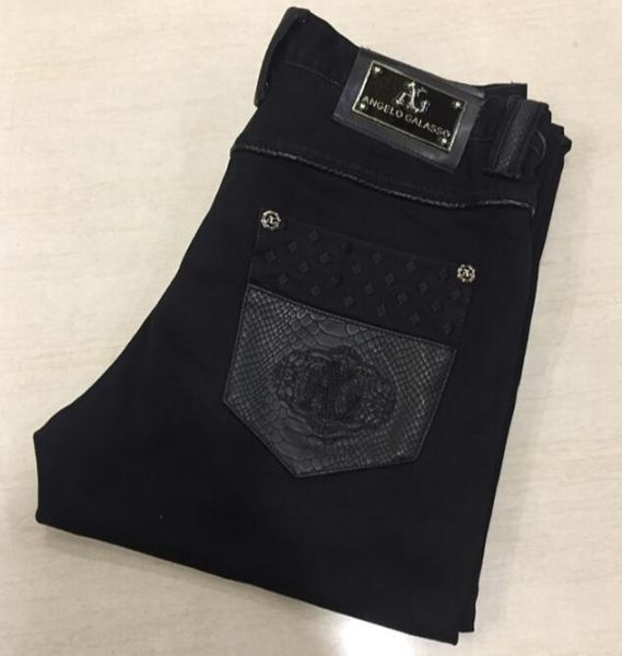 an*gelo ga*lasso jeans men's 2019 new fashion wash casual embroidery tide pants, Black
an*gelo ga*lasso jeans men's 2019 new fashion wash casual embroidery tide pants, Black