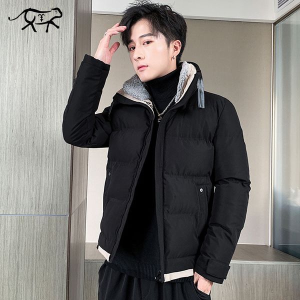 new winter men's jacket hooded parkas men clothing fashion brand male coats fur collar warm cotton padded overcoats, Black
new winter men's jacket hooded parkas men clothing fashion brand male coats fur collar warm cotton padded overcoats, Black