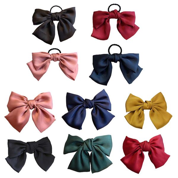 fashion simple style big bow hairpin hair accessories spring clip hair rope japanese hairpin headdress
fashion simple style big bow hairpin hair accessories spring clip hair rope japanese hairpin headdress