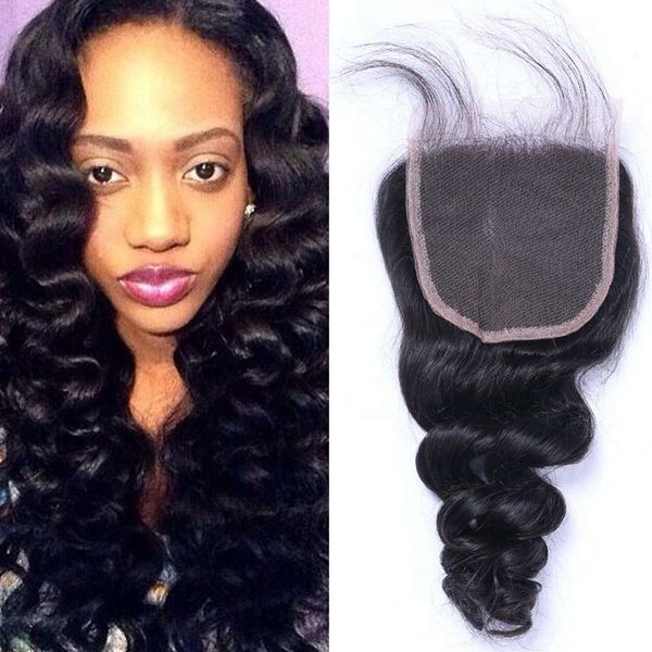 4x4 loose wave lace closure human hair natural black color brazilian remy hair closure middle three part, Black;brown
4x4 loose wave lace closure human hair natural black color brazilian remy hair closure middle three part, Black;brown