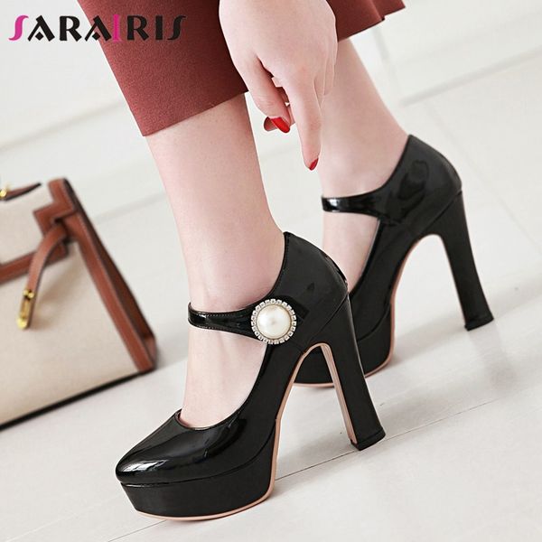 sarairis new 32-43 female fashion spring autumn platform pumps party ol pumps women elegant high heels shoes woman, Black
sarairis new 32-43 female fashion spring autumn platform pumps party ol pumps women elegant high heels shoes woman, Black