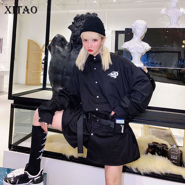 xitao korean style flame letter print shirt streetwear belt womens and blouses long sleeve women clothes 2020 new zll4817, White
xitao korean style flame letter print shirt streetwear belt womens and blouses long sleeve women clothes 2020 new zll4817, White