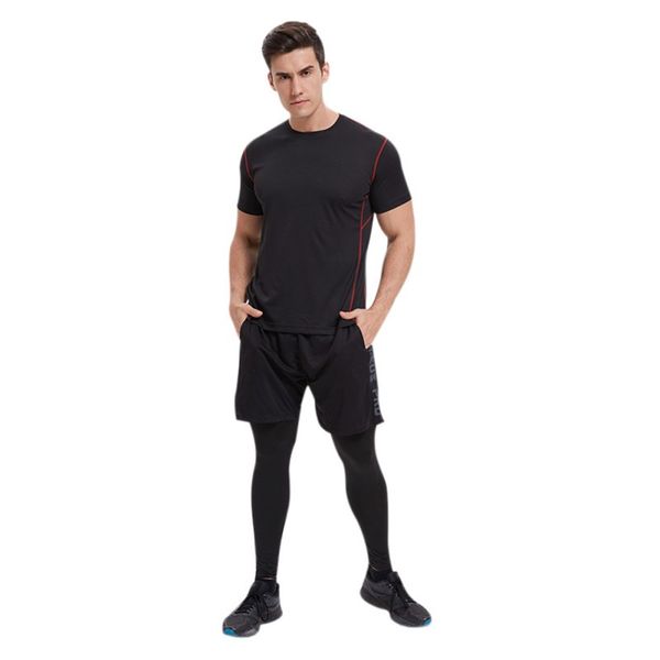 men sports stretch t-shirt short sleeve breathable quick-drying loose comfort for outdoor running gym fitness, Black;red
men sports stretch t-shirt short sleeve breathable quick-drying loose comfort for outdoor running gym fitness, Black;red