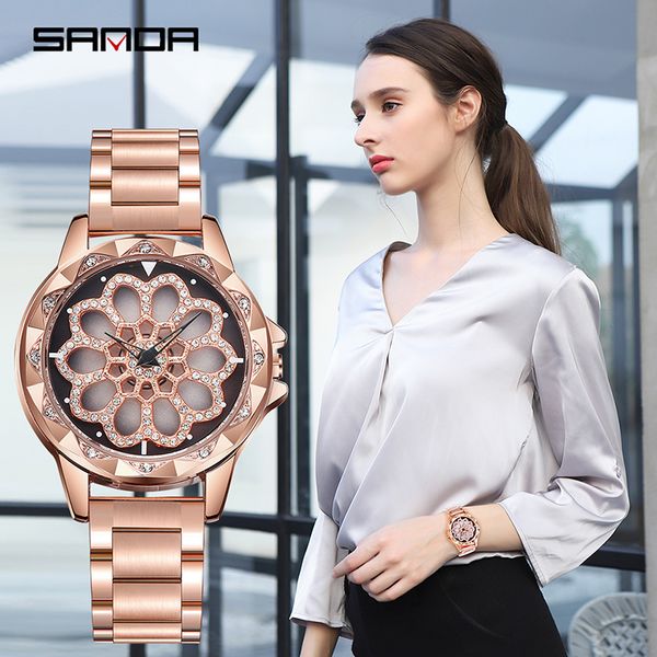 new ladies watch steel belt fashion 360-degree rotation temperament diamond elegance watch waterproof quartz women's, Slivery;brown
new ladies watch steel belt fashion 360-degree rotation temperament diamond elegance watch waterproof quartz women's, Slivery;brown