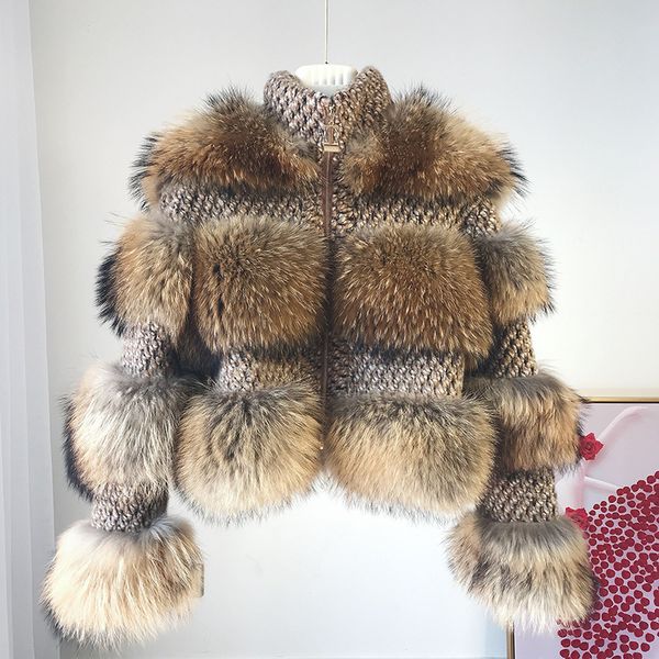 new arrival elegant ladies genuine raccoon fur warm women's winter coat famous blogger trendy female real fur coat with woollen, Black
new arrival elegant ladies genuine raccoon fur warm women's winter coat famous blogger trendy female real fur coat with woollen, Black