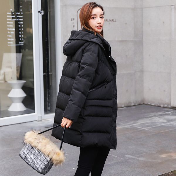 kmetram women's down jacket winter jacket women hooded korean long coat female parkas mujer 2019 down coats chaqueta mujer y3400, Black
kmetram women's down jacket winter jacket women hooded korean long coat female parkas mujer 2019 down coats chaqueta mujer y3400, Black