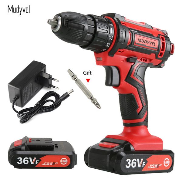 36v cordless drill mini rechargeable battery power tools 3/8-inch 2 speed cordless screwdriver electric
36v cordless drill mini rechargeable battery power tools 3/8-inch 2 speed cordless screwdriver electric