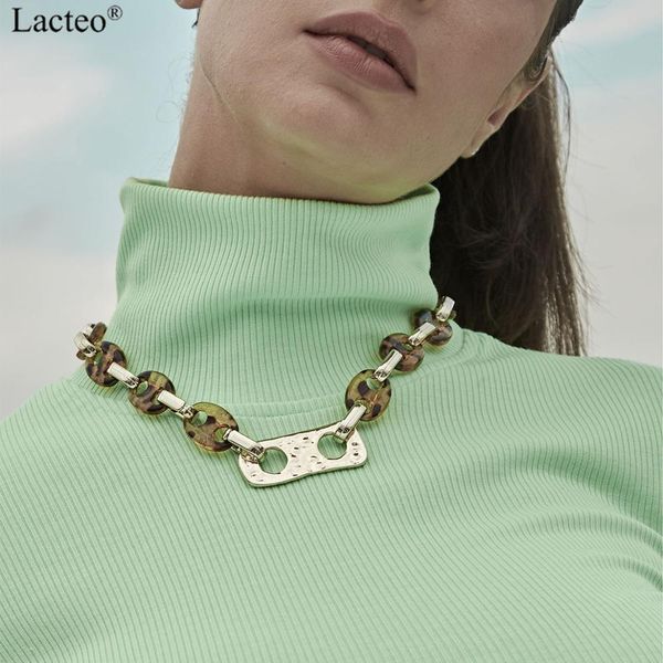 lacteo geometric irregular metal sheet choker necklaces for women statement leopard color acrylic clavicle chain necklace, Golden;silver
lacteo geometric irregular metal sheet choker necklaces for women statement leopard color acrylic clavicle chain necklace, Golden;silver