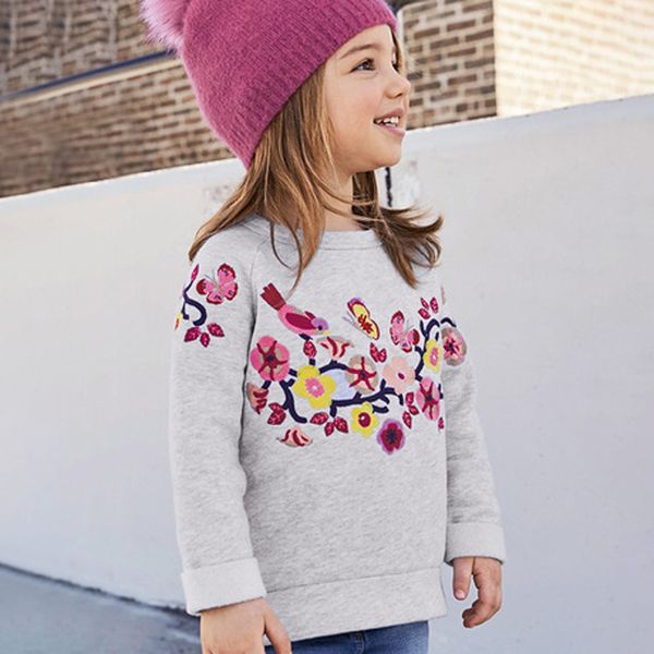 brand 2018 fashion cute long sleeve autumn spring thin t shirt for girls with embroidery flower o-neck sweatshirt clothing 4-10, Black
brand 2018 fashion cute long sleeve autumn spring thin t shirt for girls with embroidery flower o-neck sweatshirt clothing 4-10, Black