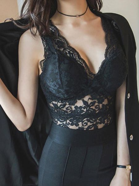 2020 summer lace camisole deep v-neck women hollow out tank sleeveless plus size bralette crochet camis black lace top, Black;white
2020 summer lace camisole deep v-neck women hollow out tank sleeveless plus size bralette crochet camis black lace top, Black;white
