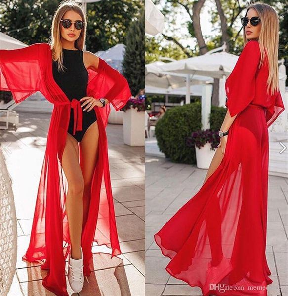 2019 новый стиль лето женщины купальник cover up пляж sexy шифон длинное платье элегантный твердая пляж купальный костюм мундир кафтан nz19, White;black
2019 новый стиль лето женщины купальник cover up пляж sexy шифон длинное платье элегантный твердая пляж купальный костюм мундир кафтан nz19, White;black