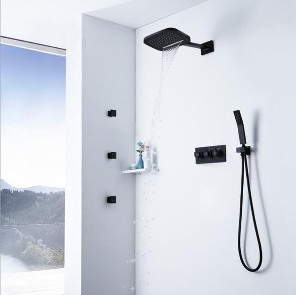 factory supply 252*207 rectangle 2 function shower head set with body jet ,bathroom massage shower mixer set easy install cold diverter
factory supply 252*207 rectangle 2 function shower head set with body jet ,bathroom massage shower mixer set easy install cold diverter