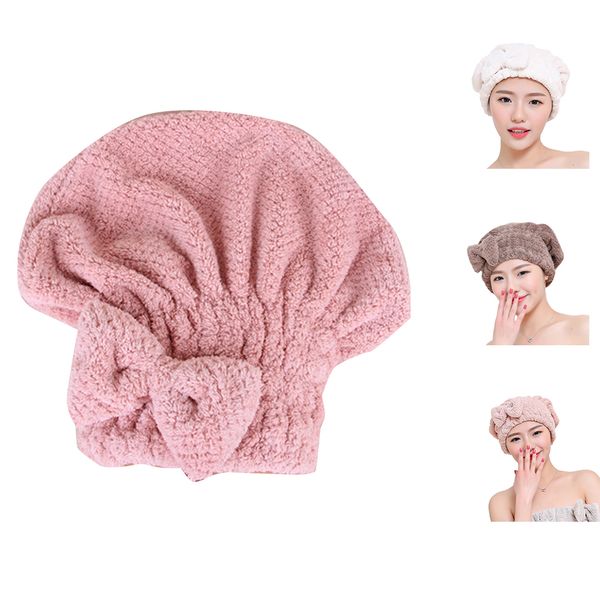 stylish women girls absorbent hair drying cap solid towels polyester thickened shower cap bowknot shower caps hot
stylish women girls absorbent hair drying cap solid towels polyester thickened shower cap bowknot shower caps hot