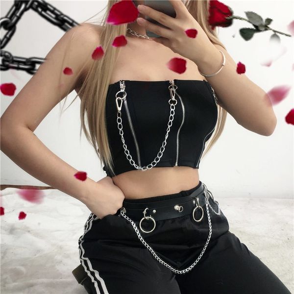 весной и летом 2020 новых горячие женщин нового стильные сексуального backless без бретелек молнии цепи обернутых chestyu, White
весной и летом 2020 новых горячие женщин нового стильные сексуального backless без бретелек молнии цепи обернутых chestyu, White