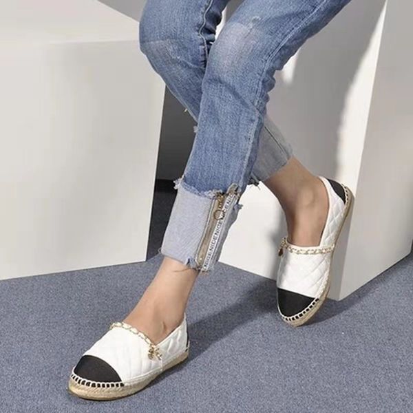 fashion styles women espadrilles shoes slip-on with gold chains loafers slip gingham female breathable walking genuine leather ladies casual, Black
fashion styles women espadrilles shoes slip-on with gold chains loafers slip gingham female breathable walking genuine leather ladies casual, Black