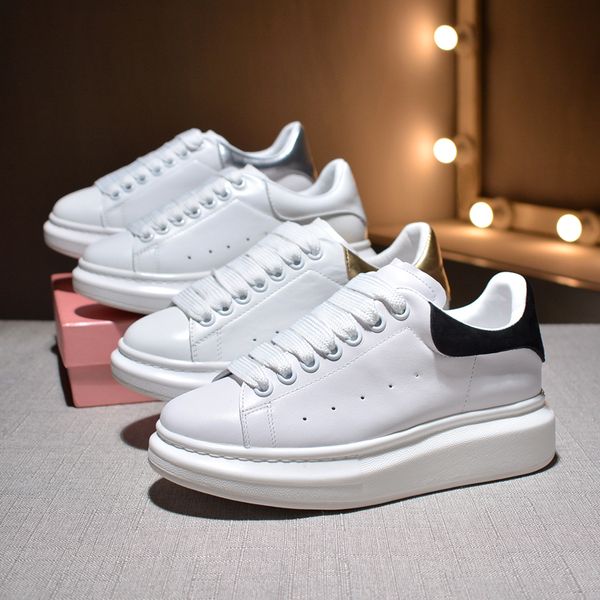 2019 Designer Luxury Brand white leather casual shoe for girl women men black gold red pink fashion comfortable flat sneakers size 35-43
2019 Designer Luxury Brand white leather casual shoe for girl women men black gold red pink fashion comfortable flat sneakers size 35-43