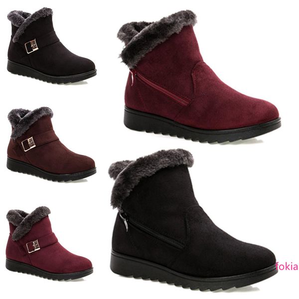 2020 non-brand winter women snow boots triple black wine red brown suede ankle boots mother shoes keep warm 36-40 style 49
2020 non-brand winter women snow boots triple black wine red brown suede ankle boots mother shoes keep warm 36-40 style 49