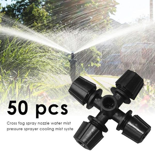 10/50pcs cross spray nozzles garden irrigation sprinklers cooling misting drippers drip irrigation system watering kit
10/50pcs cross spray nozzles garden irrigation sprinklers cooling misting drippers drip irrigation system watering kit