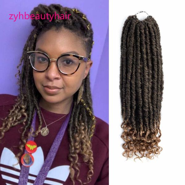 6 шт. полная голова 18inches goddess locs крючком дреды волос мягкие природные kanekolon синтетическое плетение волос 24 пряди / пакет, Black
6 шт. полная голова 18inches goddess locs крючком дреды волос мягкие природные kanekolon синтетическое плетение волос 24 пряди / пакет, Black