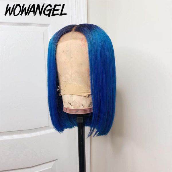wowangel 180 density bob blue colored wig 13x4 lace front human hair wig pre-plucked short straight frontal wigs for black women, Black;brown
wowangel 180 density bob blue colored wig 13x4 lace front human hair wig pre-plucked short straight frontal wigs for black women, Black;brown