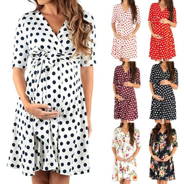 womens summer pregnant maternity short sleeve floral tunic mini wrap sun dress, Black;gray
womens summer pregnant maternity short sleeve floral tunic mini wrap sun dress, Black;gray