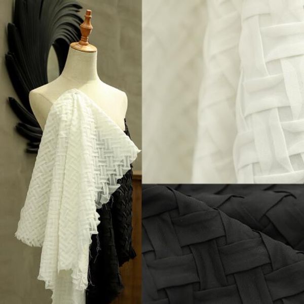 75*55cm bronzing soft irregular striped embroidery mesh clothing textiles fabric dress wedding gauze party tweed diy mannequin fabric a444, Black;white
75*55cm bronzing soft irregular striped embroidery mesh clothing textiles fabric dress wedding gauze party tweed diy mannequin fabric a444, Black;white