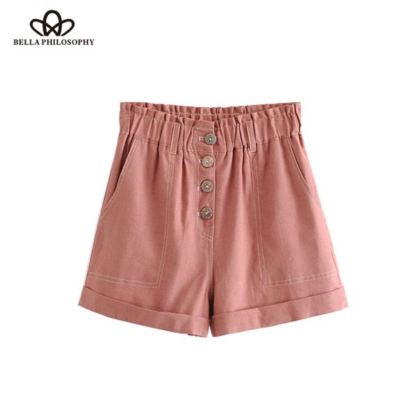vintage stylish solid buttons cuffed shorts 2019 new high elastic waist pockets short pant casual pantalones cortos wonder store, White;black
vintage stylish solid buttons cuffed shorts 2019 new high elastic waist pockets short pant casual pantalones cortos wonder store, White;black