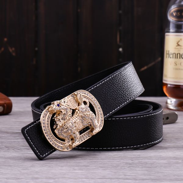 elegant black diamond ancient animal men casual designer leather belt fashion luxury glittering 3d smooth buckle 125cm, Black;brown
elegant black diamond ancient animal men casual designer leather belt fashion luxury glittering 3d smooth buckle 125cm, Black;brown