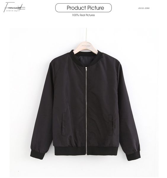coat women ladies jacket bomber fashion jacket women long sleeve basic coats windbreaker zipper thin slim outerwear short jackets, Black;brown
coat women ladies jacket bomber fashion jacket women long sleeve basic coats windbreaker zipper thin slim outerwear short jackets, Black;brown