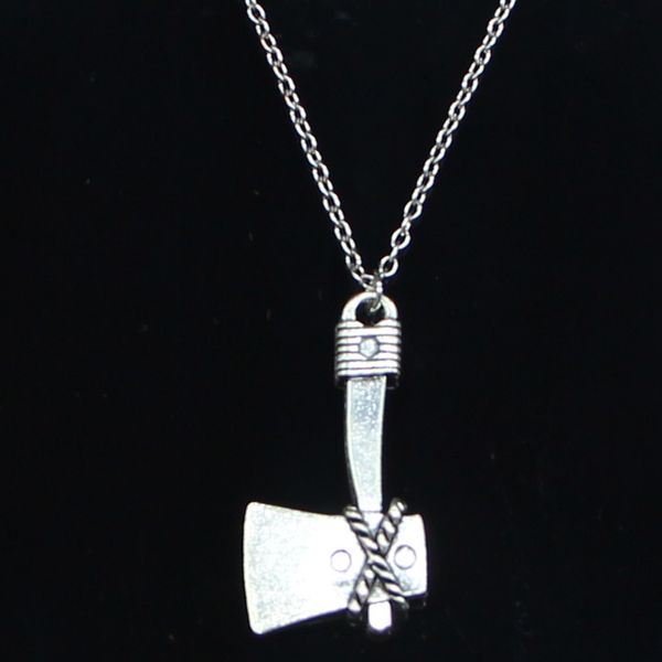 20pcs new fashion necklace 41x21mm axe ax silver pendants short long women men colar gift jewelry choker
20pcs new fashion necklace 41x21mm axe ax silver pendants short long women men colar gift jewelry choker