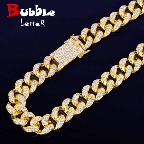 20mm heavy iced crystal miami cuban link necklace choker men's hip hop jewelry gold silver alloy rhinestone chain 18" 20
20mm heavy iced crystal miami cuban link necklace choker men's hip hop jewelry gold silver alloy rhinestone chain 18" 20