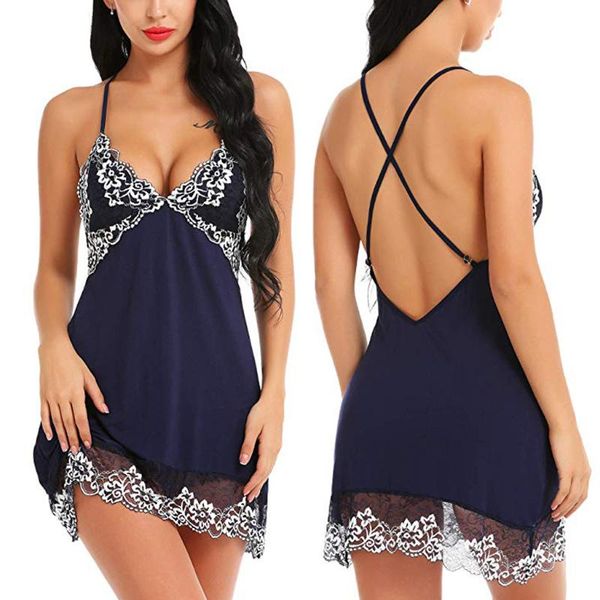 2020 lingerie women silk lace sleeveless babydoll v neck nightdress nightgown sleepwear night dress, Black;red
2020 lingerie women silk lace sleeveless babydoll v neck nightdress nightgown sleepwear night dress, Black;red