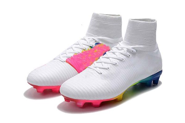boutique mens/woman/kids football boots superfly v tf/ic/fg soccer shoes mercurial superfly v ronalro cr7 rainbow color soccer cleat
boutique mens/woman/kids football boots superfly v tf/ic/fg soccer shoes mercurial superfly v ronalro cr7 rainbow color soccer cleat