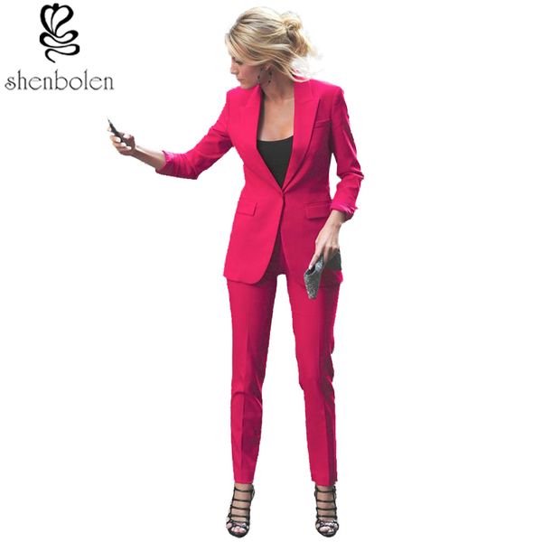 office lady casual business suit women coat + pants clothes suit female fashion single button business, White;black
office lady casual business suit women coat + pants clothes suit female fashion single button business, White;black