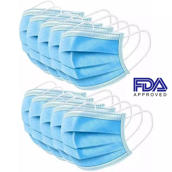 50pcs face mask disposable fda certificated no woven face masks dustproof facial protective cover 3 layer mask via dhl
50pcs face mask disposable fda certificated no woven face masks dustproof facial protective cover 3 layer mask via dhl
