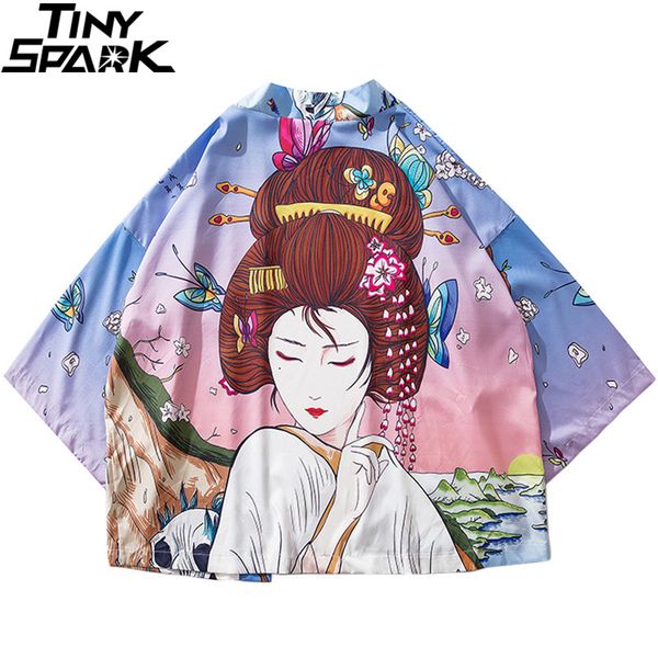 2019 japanese kimono jacket butterfly geisha print harajuku hip hop men japan style streetwear jackets summer thin clothes loose, Black;brown
2019 japanese kimono jacket butterfly geisha print harajuku hip hop men japan style streetwear jackets summer thin clothes loose, Black;brown