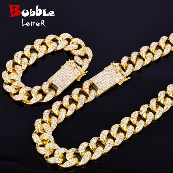 alloy crystal heavy miami cuban chain with bracelet & necklace set gold silver 20mm big choker men's hip hop jewelry 16" 18
alloy crystal heavy miami cuban chain with bracelet & necklace set gold silver 20mm big choker men's hip hop jewelry 16" 18