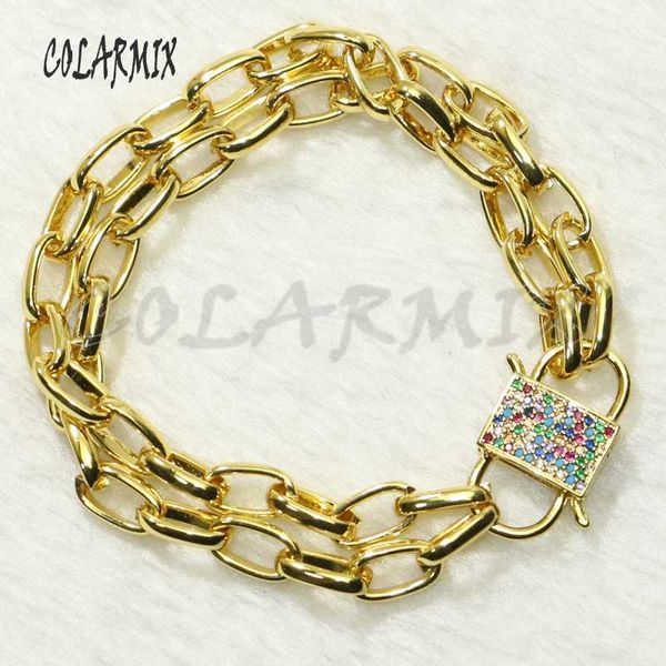5 pcs rainbow hook charm bracelet lock charm bracelets rainbow crystal fashion jewelry accessories gift for women 50678, Black
5 pcs rainbow hook charm bracelet lock charm bracelets rainbow crystal fashion jewelry accessories gift for women 50678, Black