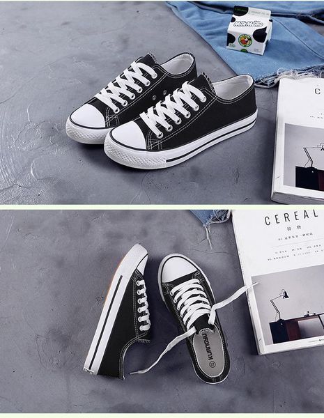 fuyuan canvas shoes female korean version hundred sets of colored canvas shoes flat bottom female students single candy pink cloth lll, Black
fuyuan canvas shoes female korean version hundred sets of colored canvas shoes flat bottom female students single candy pink cloth lll, Black