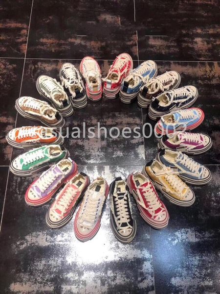 2019 luxury designer super platform lovers canvas high platform beggar shoes vintage vulcanized canvas shoes velvet designer shoes, Black
2019 luxury designer super platform lovers canvas high platform beggar shoes vintage vulcanized canvas shoes velvet designer shoes, Black