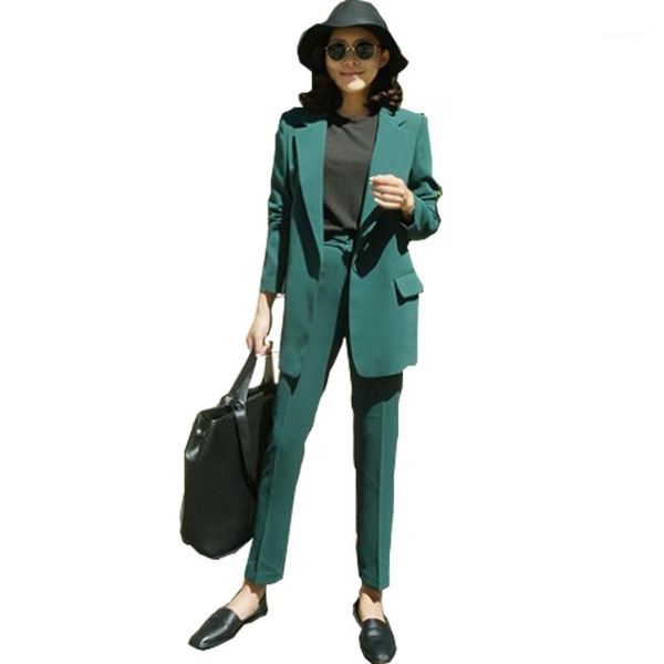 2018 office business suit suit ladies spring and autumn fashion new loose casual jacket nine / pants two piece set1, White;black
2018 office business suit suit ladies spring and autumn fashion new loose casual jacket nine / pants two piece set1, White;black