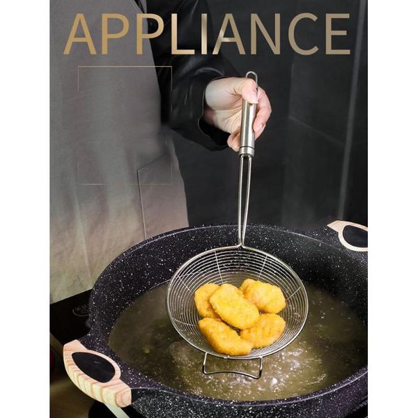 lanlan stainless steel nine-bead line leak pot fried filter large oil grid gadget fishing noodle
lanlan stainless steel nine-bead line leak pot fried filter large oil grid gadget fishing noodle